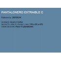 PANTALONERO EXTRAIBLE 390550 INOX