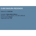 CUBO BASURA REDONDO 350503